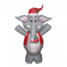 4 Foot Christmas Blow up Cute Elephant