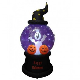 6 Foot Halloween Inflatable Ghost Pumpkins Globe