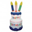6 Foot Inflatable Birthday Cake with Candles